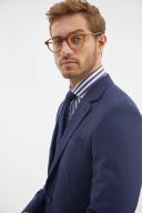 Saba Men's Melbourne Wool Suit Jacket in Blue Size 40