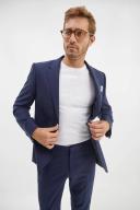 Saba Men's Melbourne Wool Suit Jacket in Blue Size 40