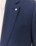 Saba Men's Melbourne Wool Suit Jacket in Blue Size 40