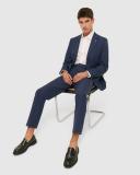 Saba Men's Melbourne Wool Suit Jacket in Blue Size 40
