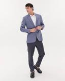 Saba Men's Owen Wool Blazer in Blue Size 38