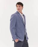 Saba Men's Owen Wool Blazer in Blue Size 44