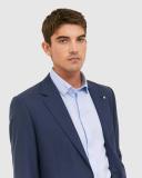 Saba Men's Stretch Poplin Shirt in Sky Blue Size XS