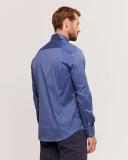 Saba Men's Stretch Poplin Shirt in St-Shirtl Blue Size Large