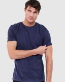 Saba Men's Super Soft T-Shirt in French Navy Size Large