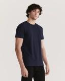 Saba Men's Super Soft T-Shirt in French Navy Size Large