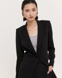 Saba Women's Isadora Blazer in Black Size 14