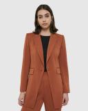 Saba Women's Isadora Blazer in Cinnamon Brown Size 8