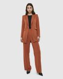 Saba Women's Isadora Blazer in Cinnamon Brown Size 8