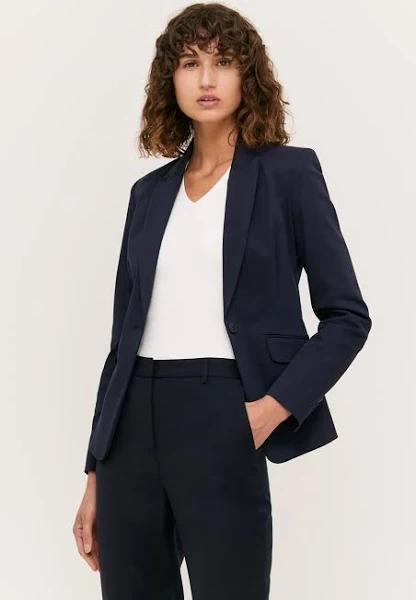 Saba Women's Isadora Blazer in Midnight Navy Size 14