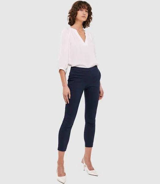 Saba Women's Tia Pull On Pants in Ink Navy Size 8