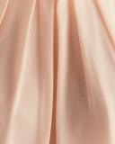 Saba Women's Willa High Neck Short Sleeve Top in Blush Pink Size 10