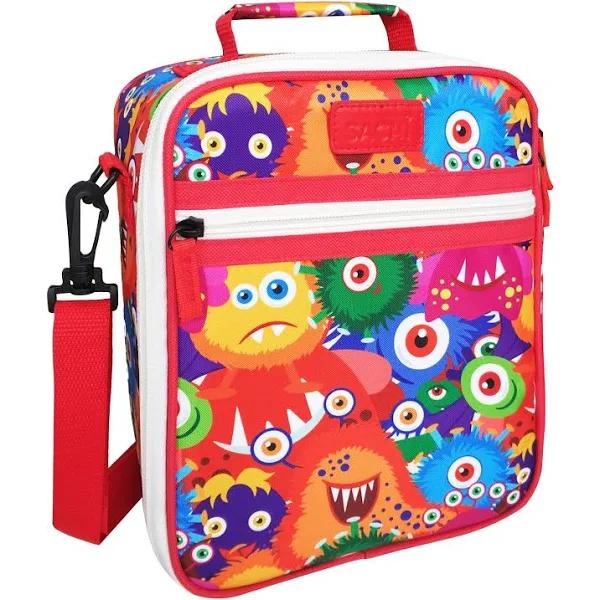 Sachi Insulated Junior Lunch Tote Monsters