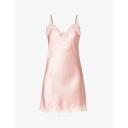 Sainted Sisters Scarlett Silk Chemise L32002 Rose Pink M / Rose Pink