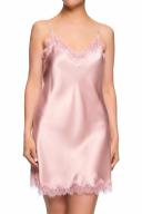 Sainted Sisters Scarlett Silk Chemise L32002 Rose Pink M / Rose Pink