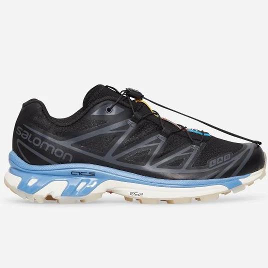 Salomon Black XT-6 Clear Sneakers