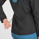 Salomon Bonatti 2.5L Womens Waterproof Jacket - Black/Mallard Blue - M