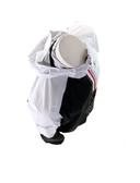 Salomon Bonatti Trail Mens Waterproof Running Jacket - White/Black - M