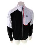 Salomon Bonatti Trail Mens Waterproof Running Jacket - White/Black - M