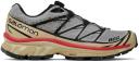 Salomon Gray & Taupe XT-6 Mindful Sneakers