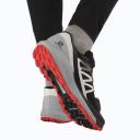 Salomon Men's Sense Ride 4 Black Pearl Blue Poppy Red, 11