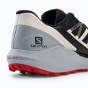 Salomon Men's Sense Ride 4 Black Pearl Blue Poppy Red, 11