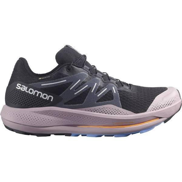 Salomon Pulsar Trail GTX Women’s Shoe US 7 Black Quail Lolite