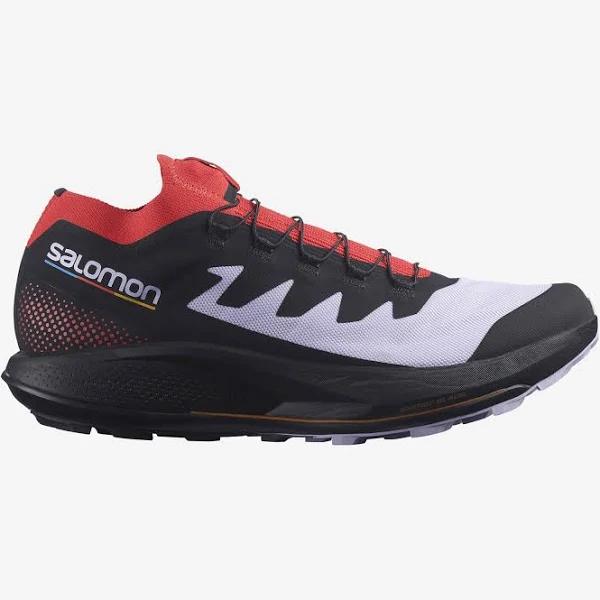 Salomon Pulsar Trail Pro Men's Shoe US 14 Purple Heather Poppy Red BLA