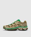 Salomon S Lab XT-6 Sneaker (Dried Herb/Deep Lichen Green/Bright Green - 4)