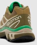 Salomon S Lab XT-6 Sneaker (Dried Herb/Deep Lichen Green/Bright Green - 4)
