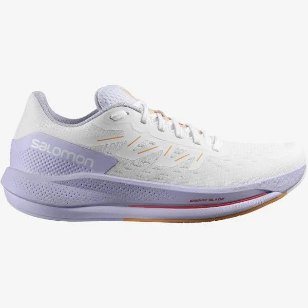 Salomon Spectur Womens Shoe US 9 / White/Purple Heather/Blazing Orange