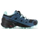 Salomon Speedcross 5 GTX Womens Shoes - Black/Mallard Blue/Yucca - 8US