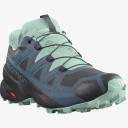 Salomon Speedcross 5 GTX Womens Shoes - Black/Mallard Blue/Yucca - 8US