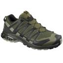 Salomon XA Pro 3D V8 Wide Trail Running Shoes Green Black - 46