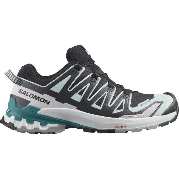 Salomon XA Pro 3D V9 GORE-TEX Shoes Black Beige Blue Women - 36