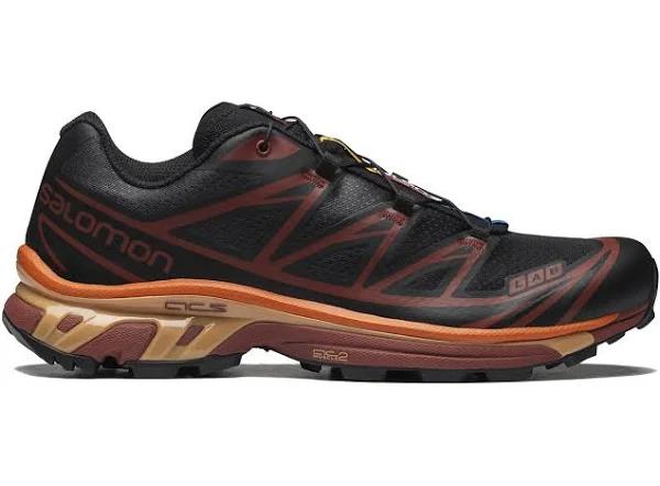 Salomon XT-6 Black/ Chocolate Plum/ Vibrant Orange