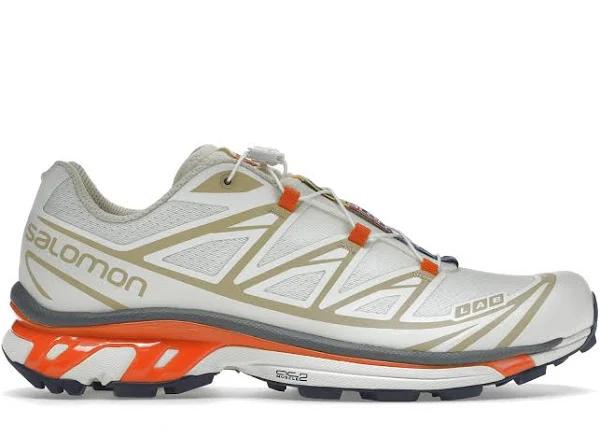 Salomon XT-6 Bleached Sand Red Orange