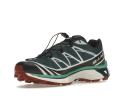 Salomon XT-6 Deep Teal Biking Red