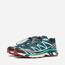 Salomon XT-6 Deep Teal Biking Red