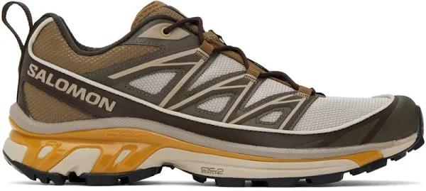 Salomon XT-6 Expanse Running Shoe Fthr Gry/ Delicioso/ Gldn Oak