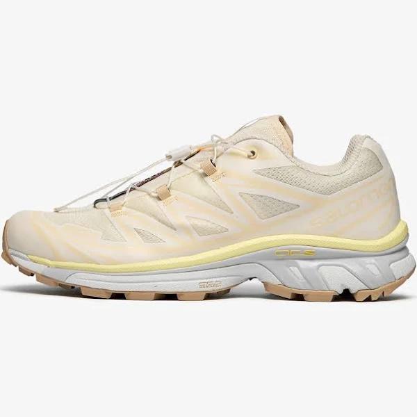 Salomon XT-6 Sneakers in Vanilla Ice/Yellow, Size UK 12 | END. Clothing
