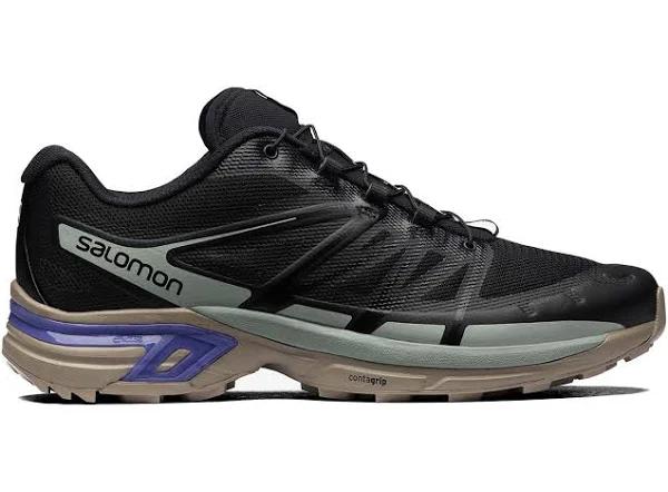 Salomon XT-Wings 2 Black Khaki Aqua Grey Purple