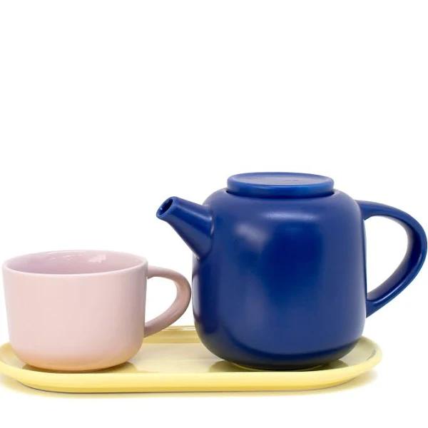 salt&pepper Oleta T4ME Teapot & Cup Set - Cobalt