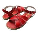 Salt-Water Original Red Leather Strap Sandals