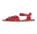 Salt-Water Original Red Leather Strap Sandals