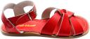 Salt-Water Original Red Leather Strap Sandals