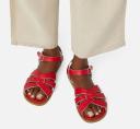 Salt-Water Original Red Leather Strap Sandals