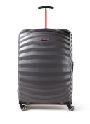 Samsonite Lite-Shock Sport 75cm Suitcase Eclipse Grey/Red