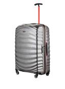 Samsonite Lite-Shock Sport 75cm Suitcase Eclipse Grey/Red