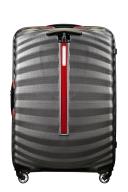 Samsonite Lite-Shock Sport 75cm Suitcase Eclipse Grey/Red